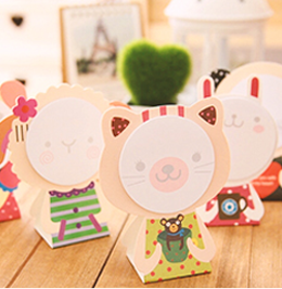 创意动物便签条