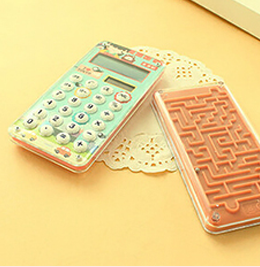 韩国卡通创意可爱太阳能计算器